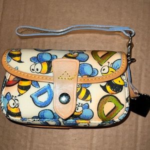 Dooney & Bourke coated canvas wristlet